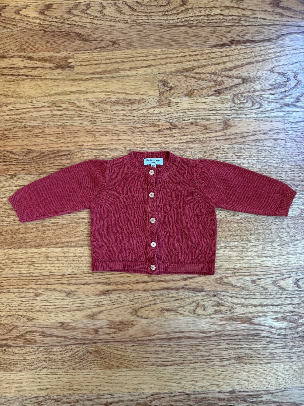 Petite Lucette Pointelle Cardigan | 18m